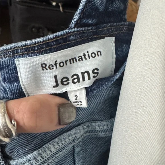 Reformation Denim Mini Dress - Picture 5 of 5